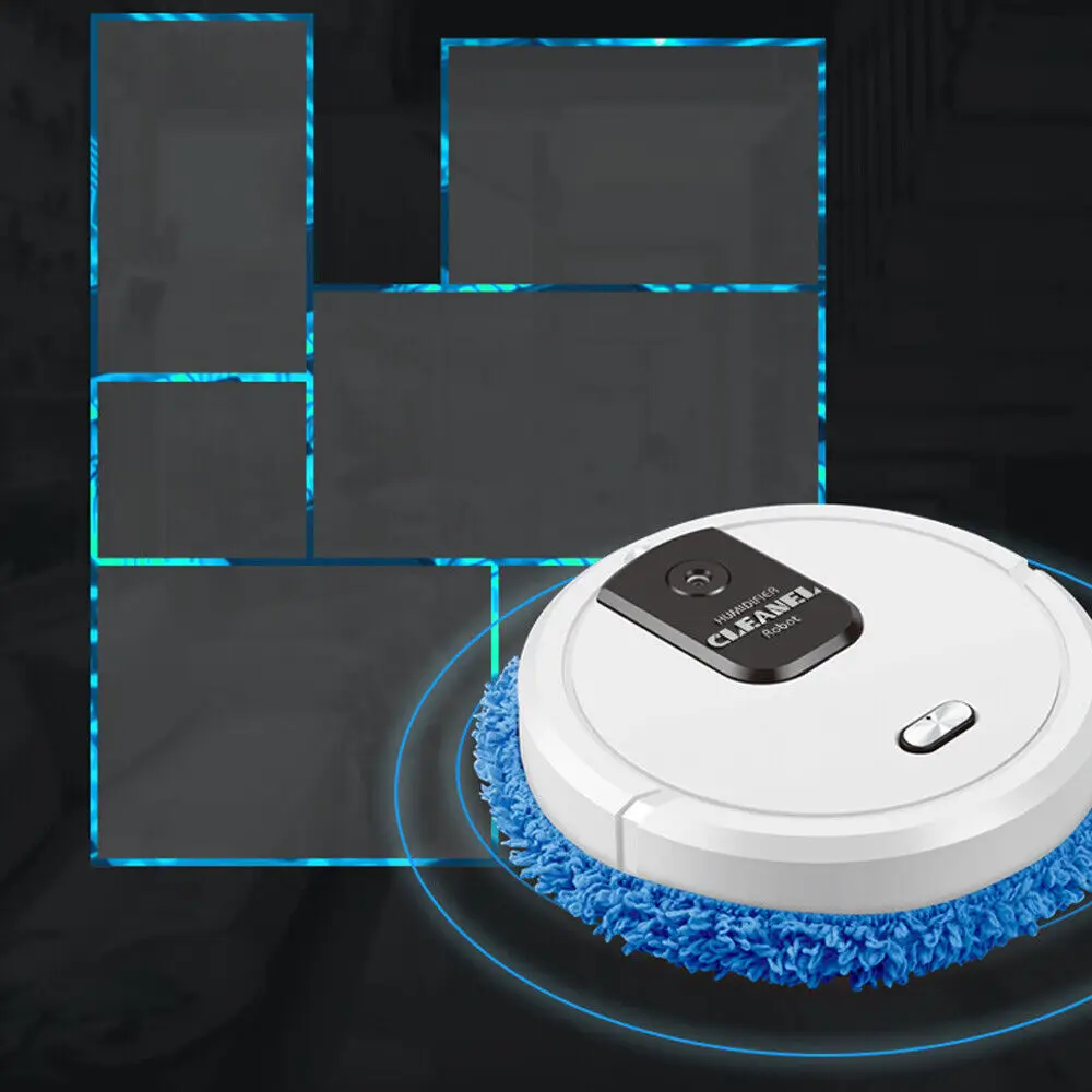Робот-Подметальщик 3 в 1 Для Сухой и Влажной Автоматической Уборки Домашнего Пола Smart Mop