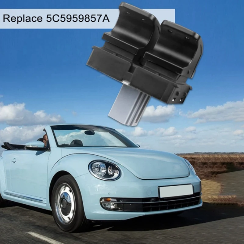 5C5959857A Для VW Beetle Cabrio 2013-2019 Главный Выключатель Питания Стеклоподъемника Кнопка Управления
