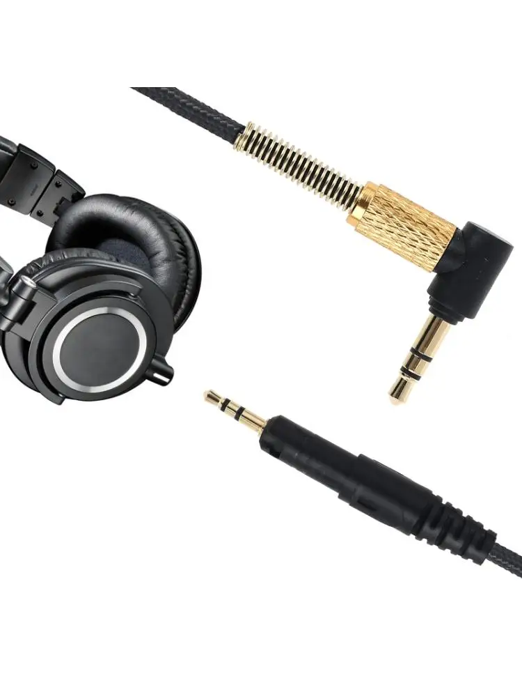 Кабель для наушников ATH-M50x M40x M70x Сменный кабель с выносным микрофоном Q81F