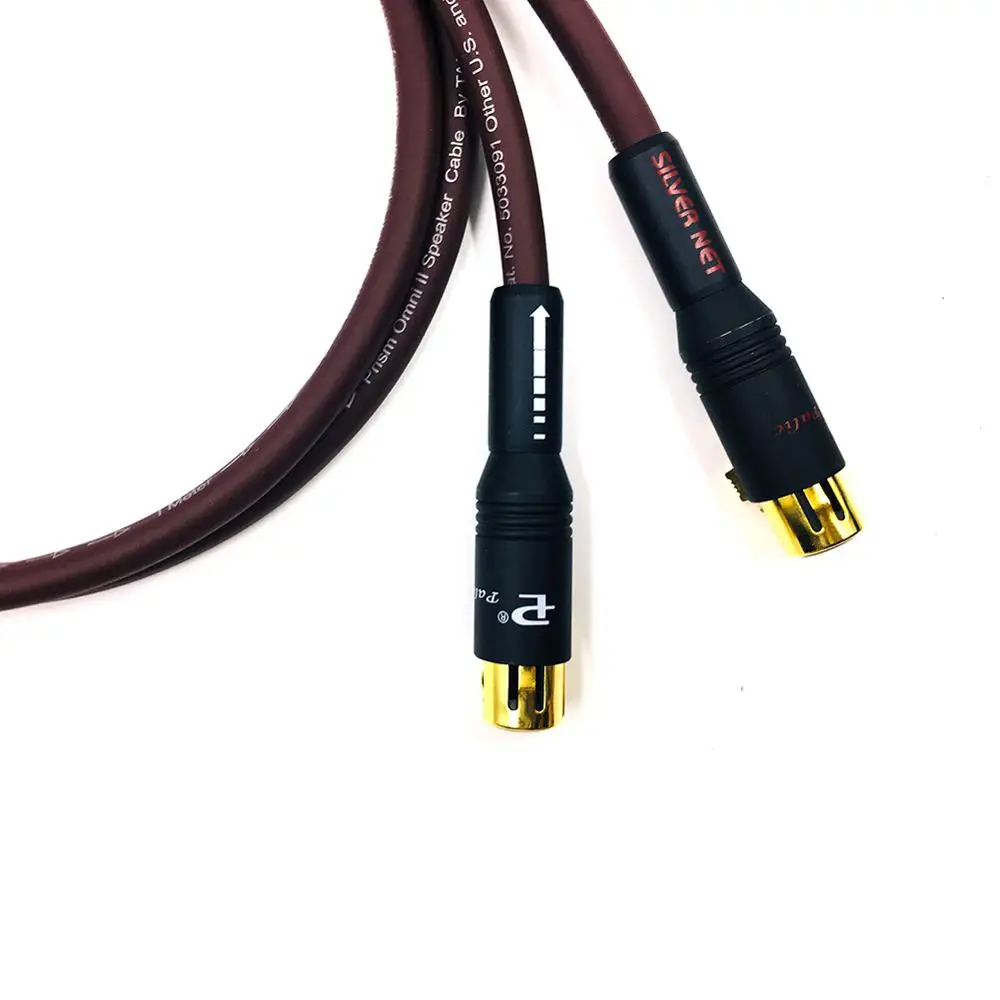 Бесшумная Пара HIFI 2RCA Штекер к 2 XLR Штекерным Кабелям RCA XLR Соединительный Аудиокабель Позолоченный ШТЕКЕР для Prism OMNI 2 Wire