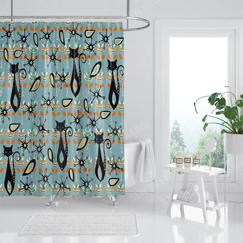 Водонепроницаемые тканевые занавески для душа Аксессуары для штор для ванной комнаты занавеска для душа 180x200 240*200 boho decoration abstract