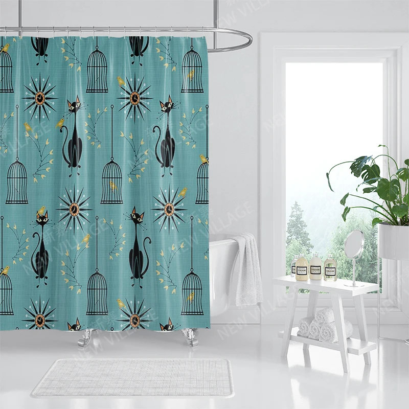 Водонепроницаемые тканевые занавески для душа Аксессуары для штор для ванной комнаты занавеска для душа 180x200 240*200 boho decoration abstract