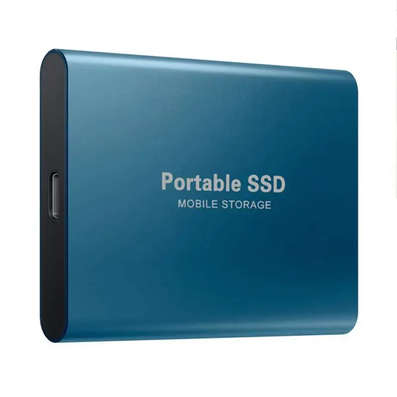 1ШТ Портативный SSD Type-C USB 3,1 60 ТБ 30 ТБ 16 ТБ 8 ТБ SSD Жесткий Диск 4 ТБ Внешний SSD M.2 для Ноутбука Настольный SSD Диск Флэш-памяти