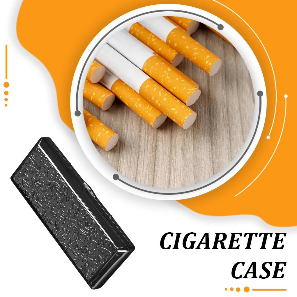 Портативный и прочный портсигар, сейф для сигарет В любом месте, подарочная легкая в изготовлении коробка для сигарет