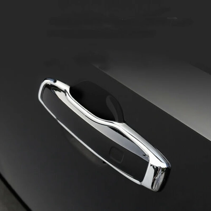 4шт Отделка Дверной Ручки Автомобиля Подходит Для Volvo XC60 XC90 S90 V90 2018 2019 2020 Хромированные Аксессуары
