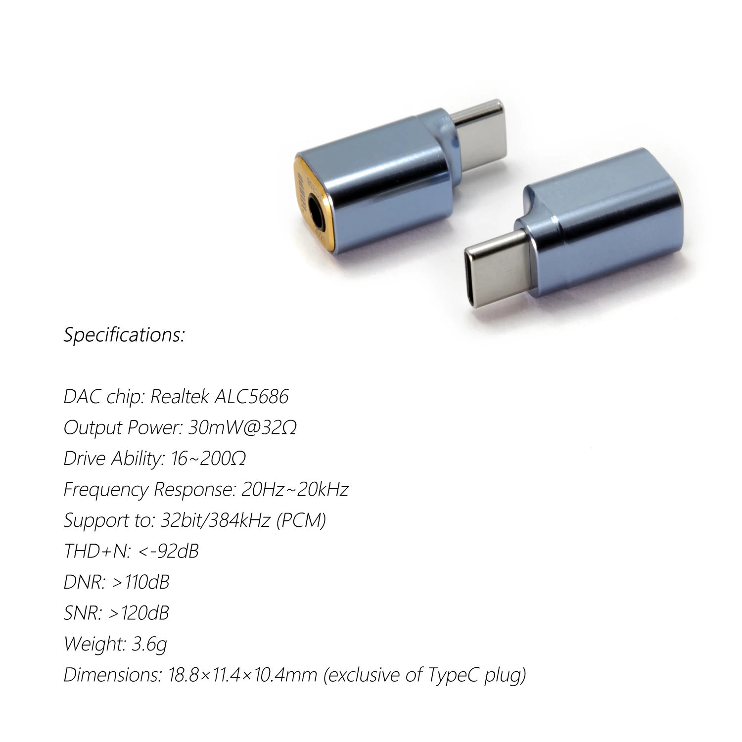 DD ddHiFi Новый Адаптер TC35B USB Type-C для наушников 3,5 мм для телефона Android Huawei Xiaomi Samsung, 384 кГц/32 бит