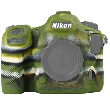 Сумка для фотоаппарата Nikon D500, легкая сумка для фотоаппарата, чехол для Nikon, камуфляж зеленого цвета
