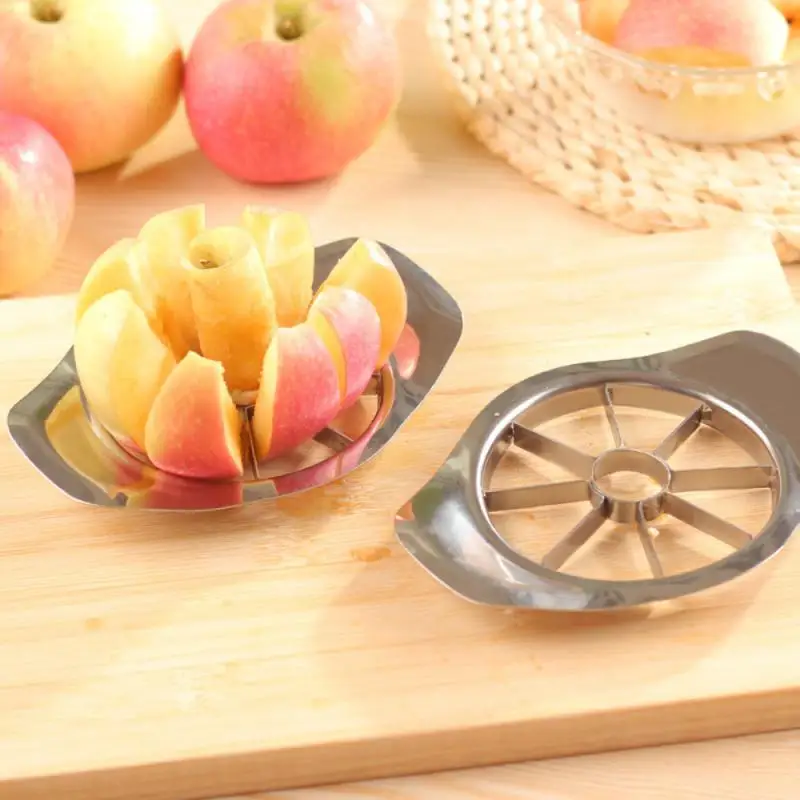 Кухонные принадлежности для резки яблок из нержавеющей стали, креативный слайсер, инструмент для резки овощей и фруктов, Разделка фруктов, Кухонные гаджеты, инструменты
