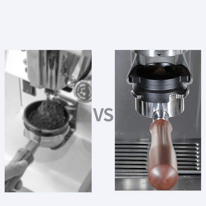 Кольцо для приема и дозирования кофейного порошка диаметром 54 мм, Поворотная петля из алюминиевого сплава для кофемашин Breville серии 8