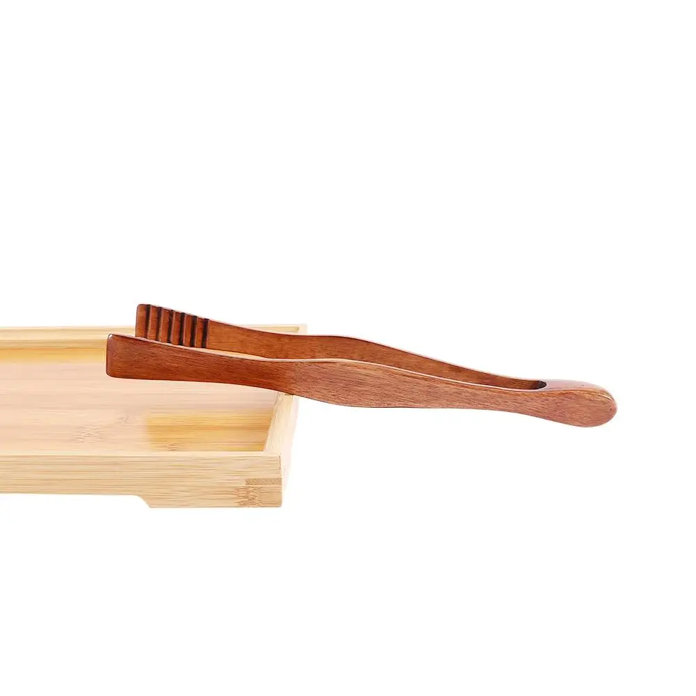 Бамбуковый зажим для закусок Щипцы для тостера для барбекю Кухонные Инструменты Зажим для еды Кухонные принадлежности