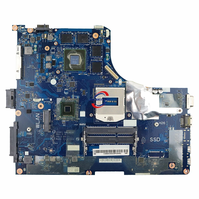 Материнская плата NM-A032.Для материнской платы ноутбука Lenovo Ideapad Y510P. Со 100% рабочим тестом N14P-GT-A2 DDR3 HM86 (HR).