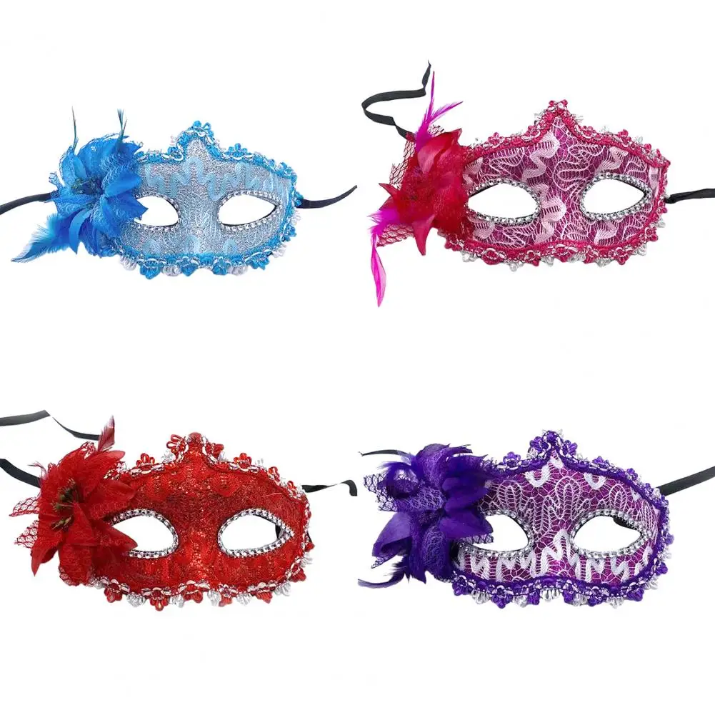 Бал красоты на Хэллоуин, маскарадные маски принцессы, сексуальные женские черные цветочные маски для глаз