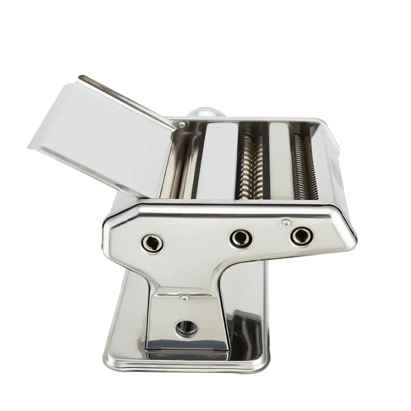 Маленький многофункциональный встроенный пресс для лапши, ручная машина для раскатки теста из нержавеющей стали