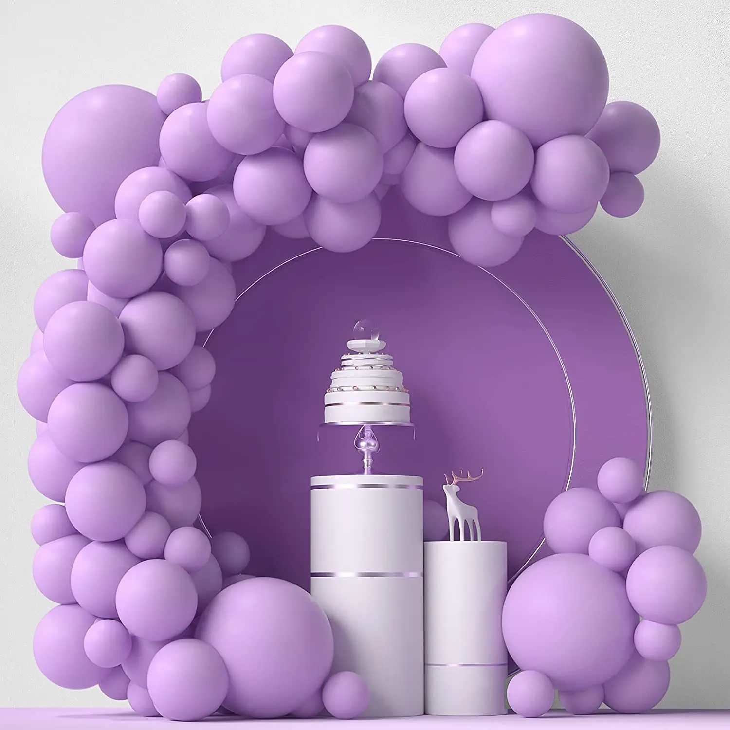 Однотонный Комплект воздушных шаров Macaron Mattrient Воздушный шар Венок День Рождения Свадебное Украшение Воздушный шар