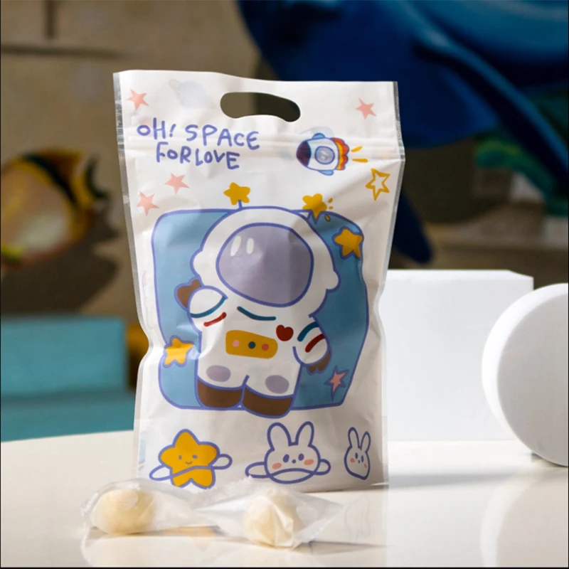 50 Милых украшений для вечеринки в честь Астронавта на тему путешествий, сумка на молнии, сумка для еды, конфет на День Рождения