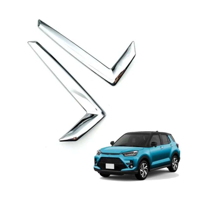НОВИНКА-для Toyota Raize 2020, декор заднего противотуманного фонаря, Накладные планки, рамка, наклейка, Аксессуары ABS, хром