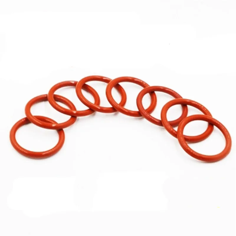 диаметр проволоки 1шт 5,7 мм красный силикагель водонепроницаемое кольцевое уплотнение O-ring OD 230 мм-275 мм Высокая термостойкость