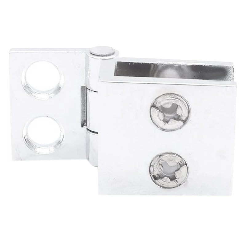 Набор из 8 стеклянных дверных петель, регулируемый прямоугольный зажим 5 мм-8 мм, одинарный зажим для стеклянных дверных петель шкафа для шкафа