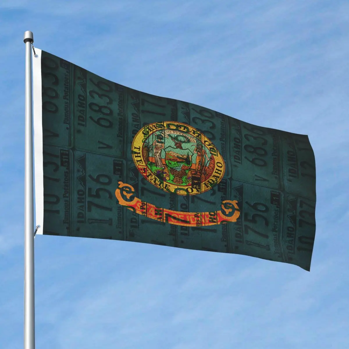 Флаг штата Айдахо, Номерной Знак, Художественный Флаг, Садовый Флаг, Латунные Втулки, Флаг 2x3 Фута, Двусторонний Флаг