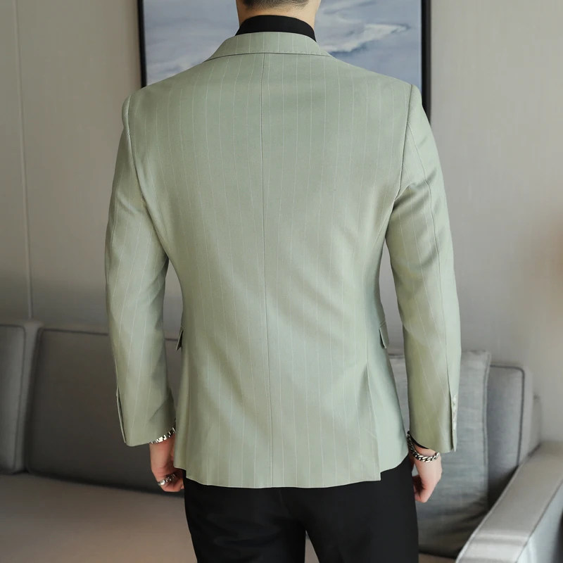 2023 Новый мужской модный костюм для отдыха на работе, улице и путешествий с приталенным однобортным пиджаком размеров S-5XL