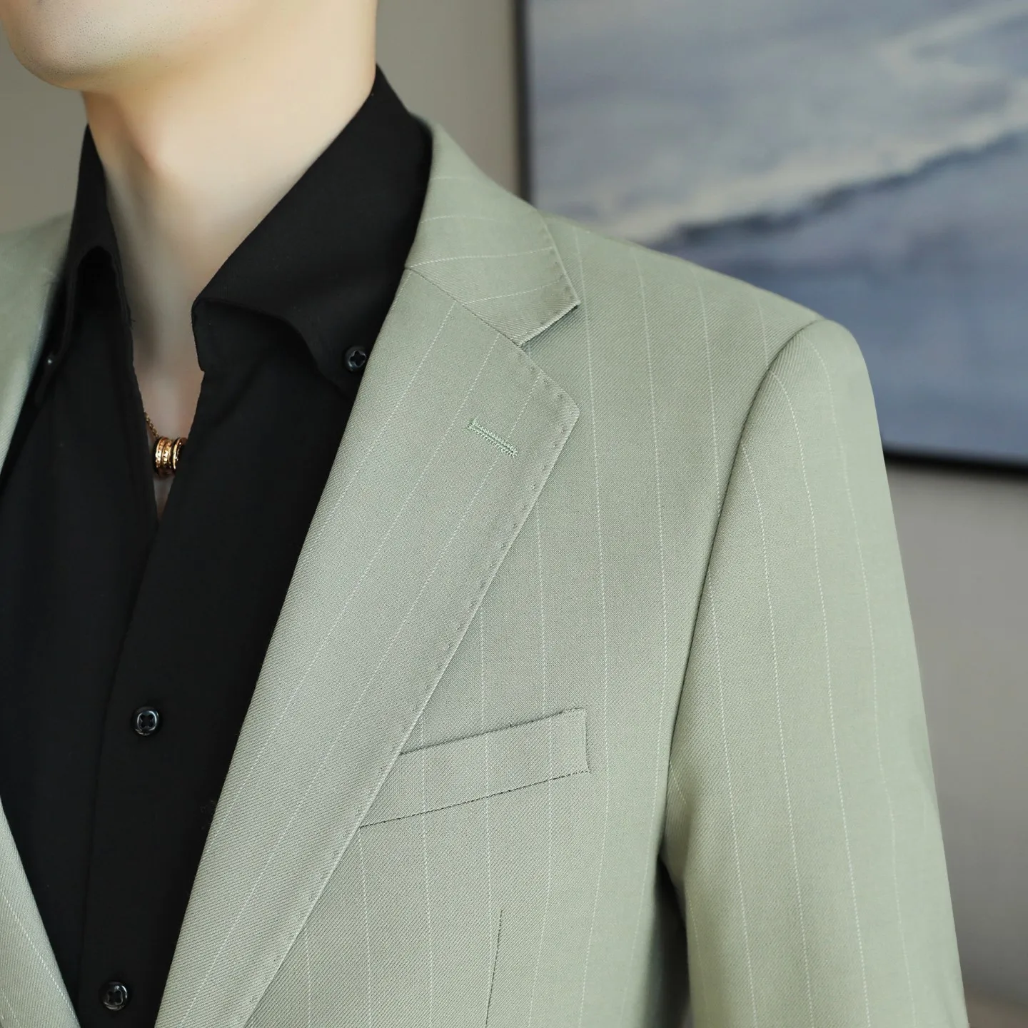 2023 Новый мужской модный костюм для отдыха на работе, улице и путешествий с приталенным однобортным пиджаком размеров S-5XL