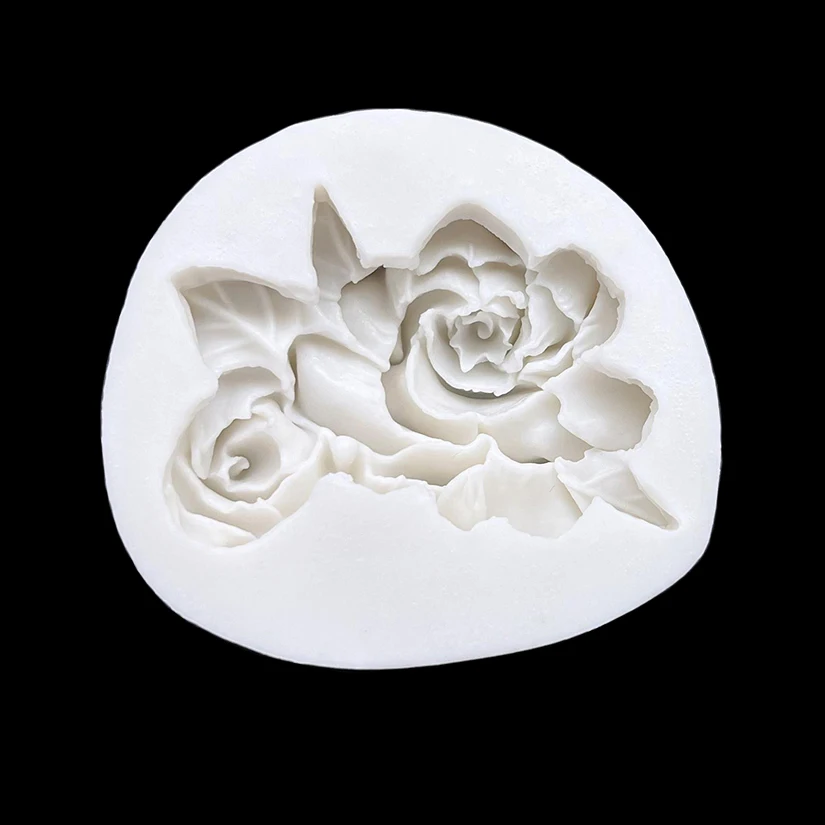Цветок Гардения Франжипани Силиконовая Форма для выпечки торта Инструменты для украшения Сахарной Помадки Шоколадная Паста Форма для кексов