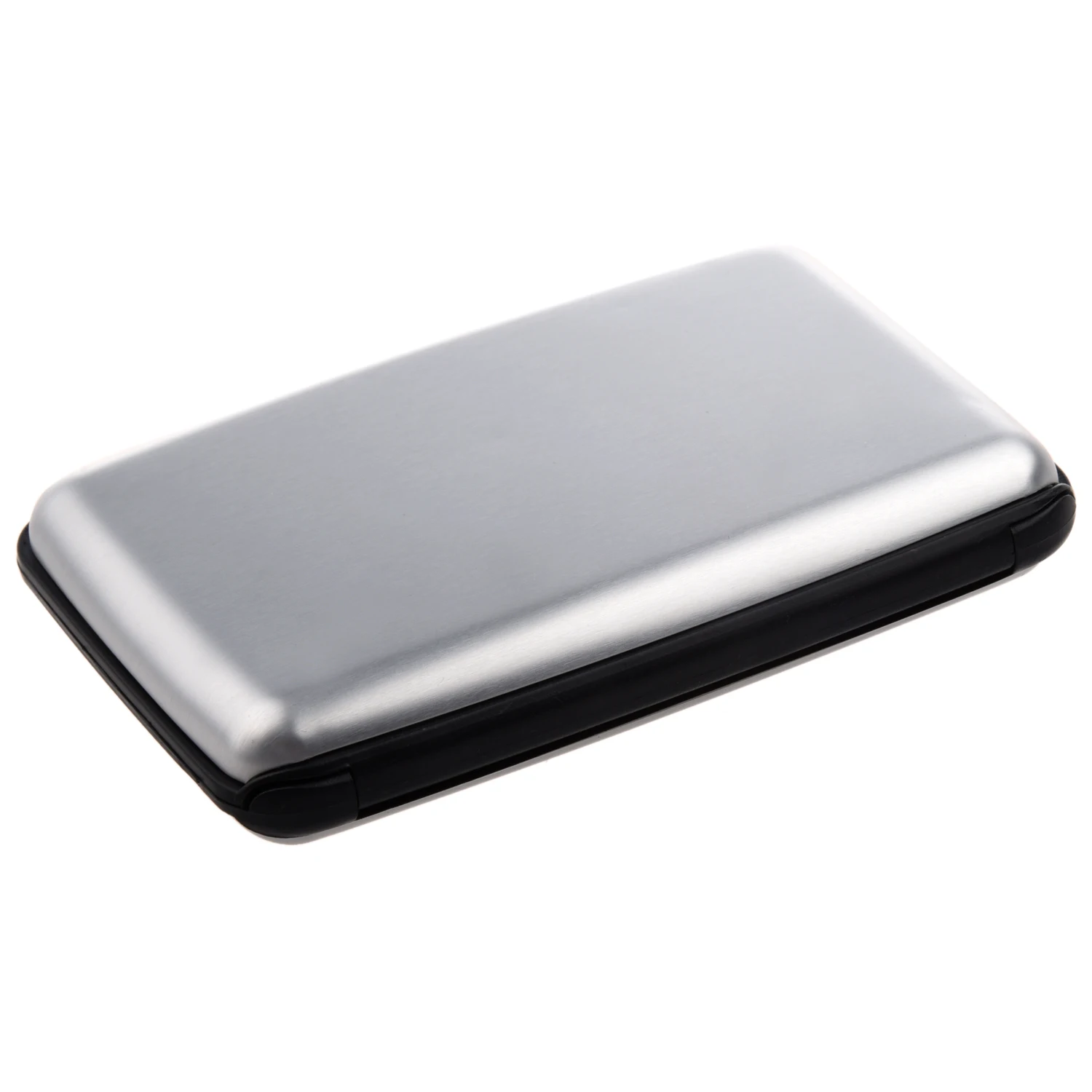 Алюминиевый корпус, держатель для кредитных карт, металлический кошелек, один размер, серебристый