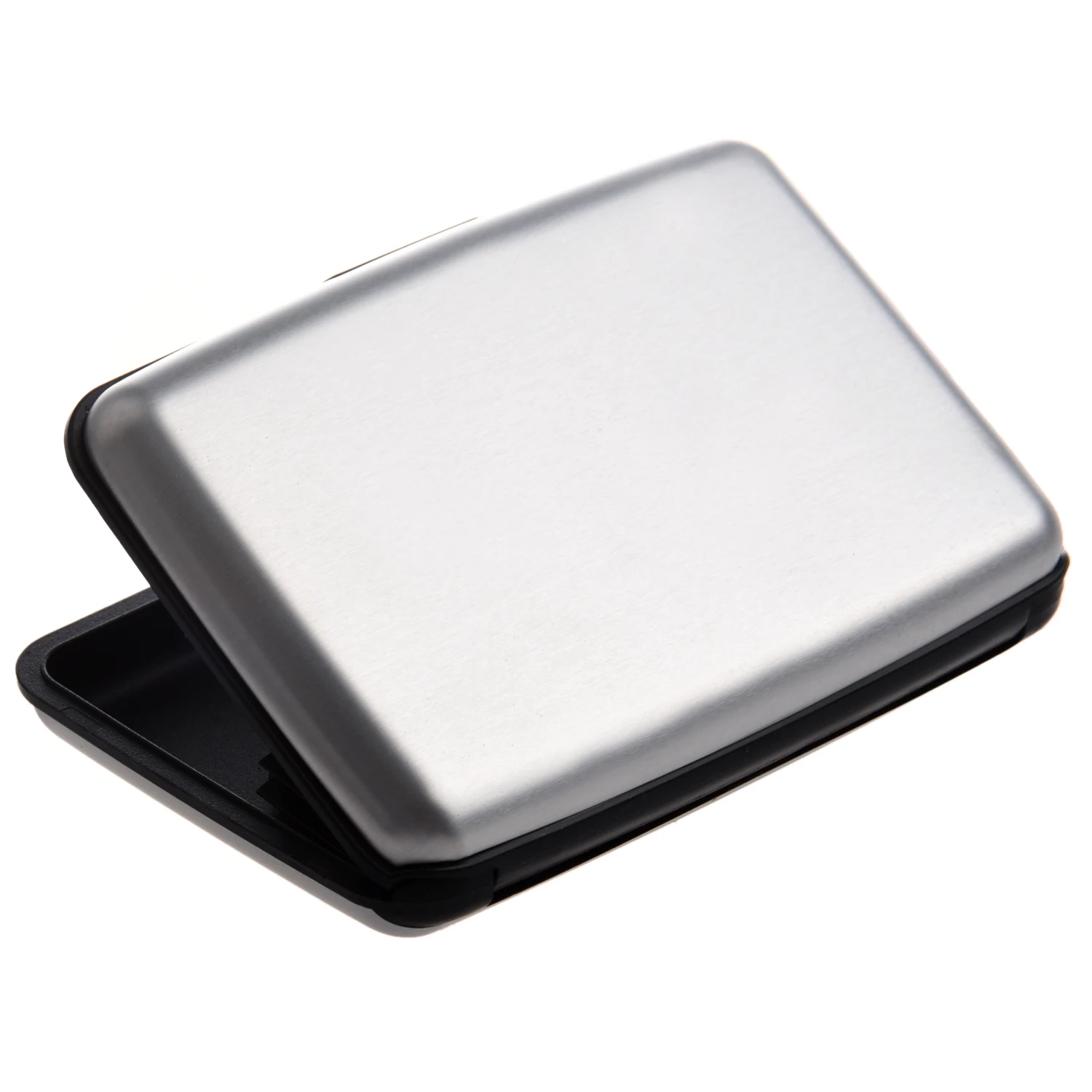 Алюминиевый корпус, держатель для кредитных карт, металлический кошелек, один размер, серебристый