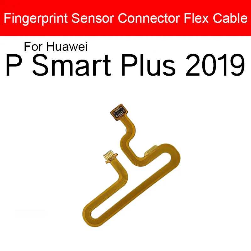 Датчик Отпечатков Пальцев Home Flex Кабель Для Huawei P Smart Plus 2019 Клавиша Возврата Меню Touch ID Сенсор Гибкая Лента Запасные Части