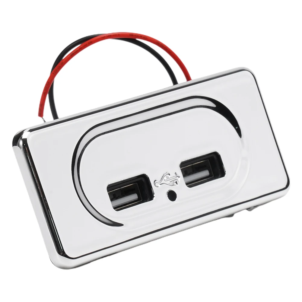 Двойное зарядное устройство USB, два порта USB, зарядное устройство для розетки, 3шт Зарядка ABS, защита от перегрузки по току, Защита от перегрева, USB-зарядное устройство