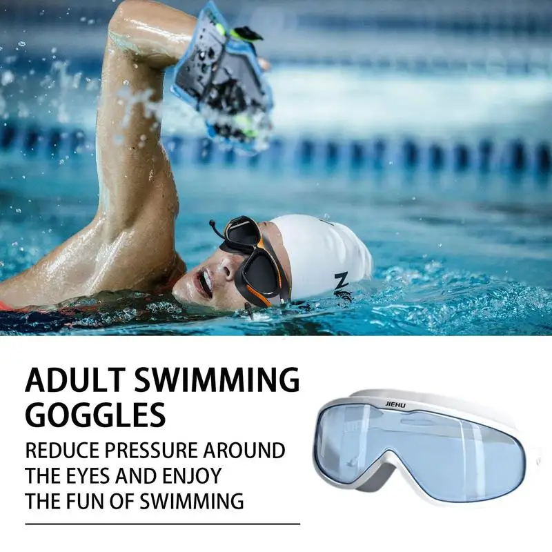 Очки для плавания Взрослые Взрослые Мужчины Женщины Плавательные очки с полной защитой высокой четкости Модные и обтекаемые для плавания для взрослых