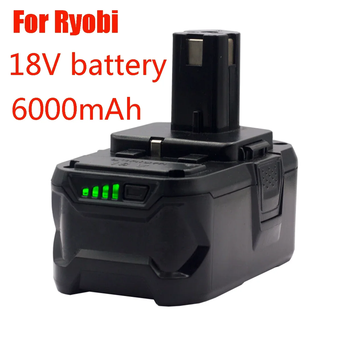 Бесплатная ДоставкаReplace Ryobi ONE18V Беспроводной электроинструмент BPL1820 P108 P109 P106 RB18L50 RB18L40 Литий-ионный аккумулятор 6000 мАч