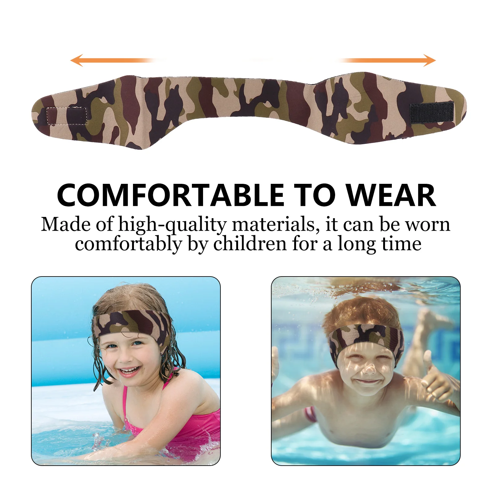 Повязка для плавания для детей, защитная повязка для ушей, повязка для лучших пловцов, защищающая от попадания воды