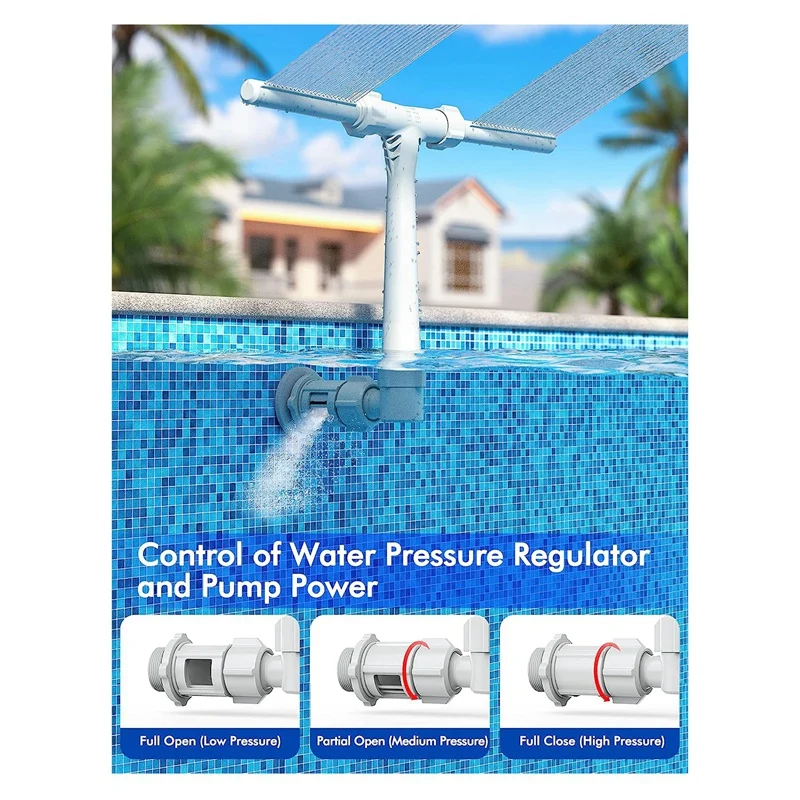 Спринклерная система охлаждения бассейна + Фонтан с регулируемой высотой для бассейна