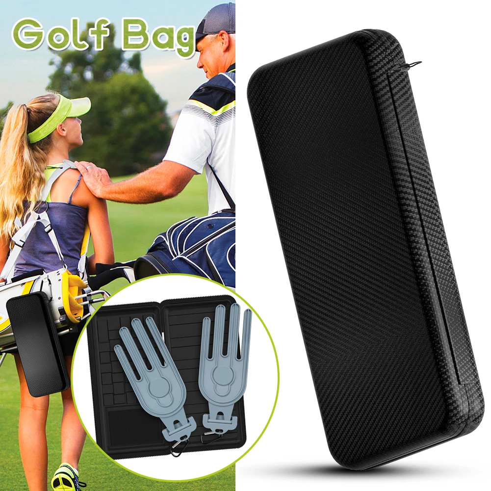 Черно-серые гольфы, перчатки, принадлежности, сумка для хранения портативного телефона, гольфы, тройники, сумка для хранения мужского снаряжения для гольфа