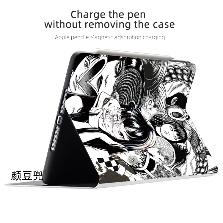Джунджи ито Аниме Фуцзян Чехлы для Samsung Galaxy Tab S9 Lite 8.7 2021Case SM-T220/T225 Трехстворчатая крышка-подставка Galaxy Tab S6 Lite
