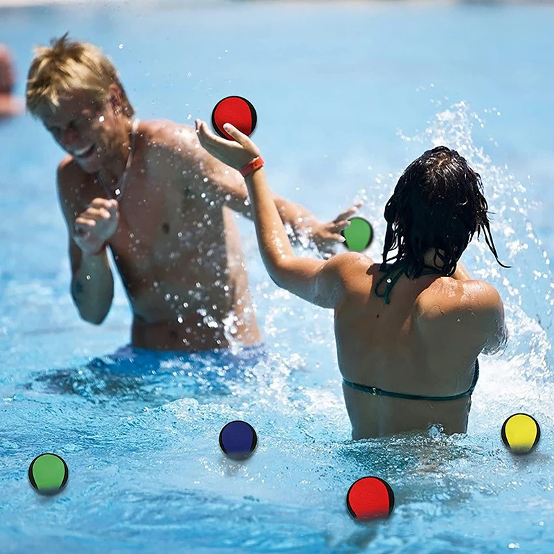 5,5 см Игрушки на открытом воздухе Водный Прыгающий Мяч Для Бассейна Пляжный Мяч Прыгает по Воде Игра Для Снятия Стресса Спорт для Детей Дети Взрослые