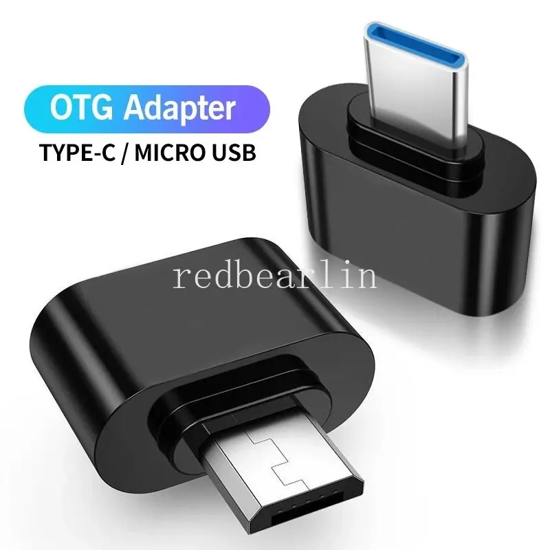 500шт Адаптер Type C Micro USB OTG для Android Huawei USB 3.1 Преобразователи передачи данных для планшета Жесткого диска телефона