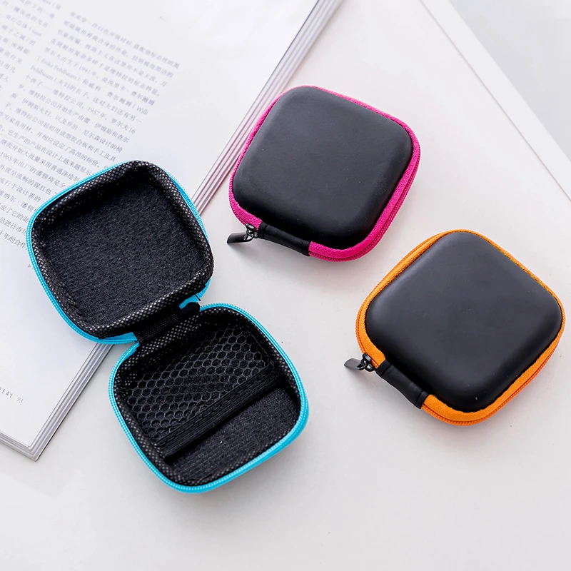 GAQOU Портативная мини-коробка EVA PU, сумка-чехол для камеры Xiaomi GoPro, аксессуары для цифровых гаджетов, USB-кабель, сумка для хранения