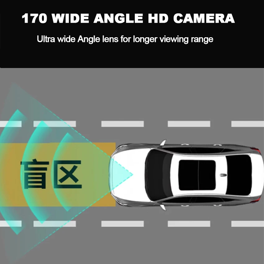 CCD AHD HD Водонепроницаемая Камера Заднего Вида с Логотипом автомобиля 1280P*720P Для Mazda 6 Atenza 2015 2016 Переднее Крепление Логотипа 170 ° Широкоугольный