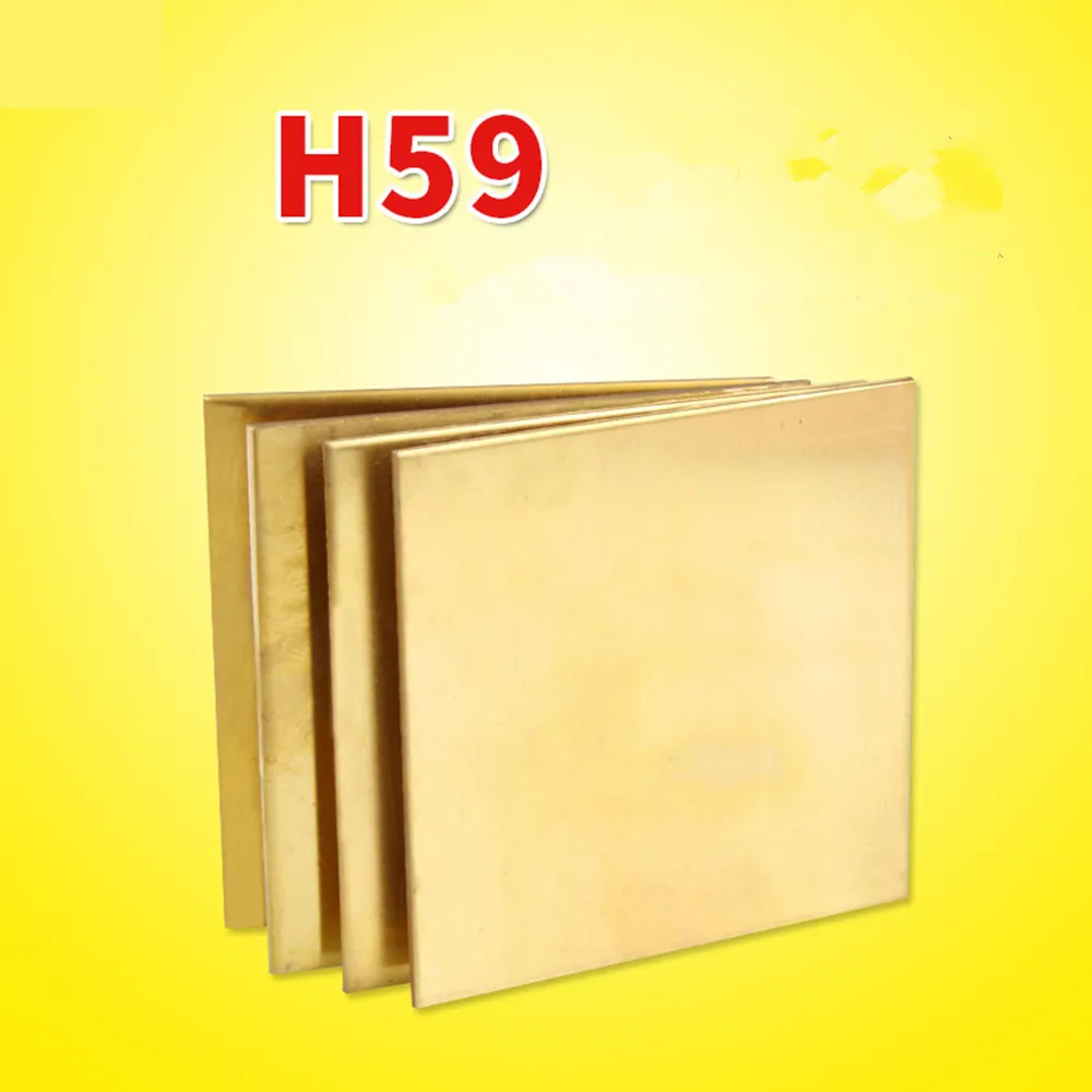 Медная плоская пластина H59, высокоточная пластина из медного сплава, Латунный лист, Латунный шестиугольный медный стержень по индивидуальному заказу