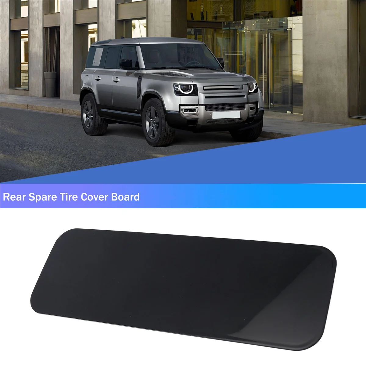 Накладка для покрытия заднего запасного колеса автомобиля для Land Rover Defender 90 110 2020-2023 Защитная крышка багажника автомобиля Задняя дверь