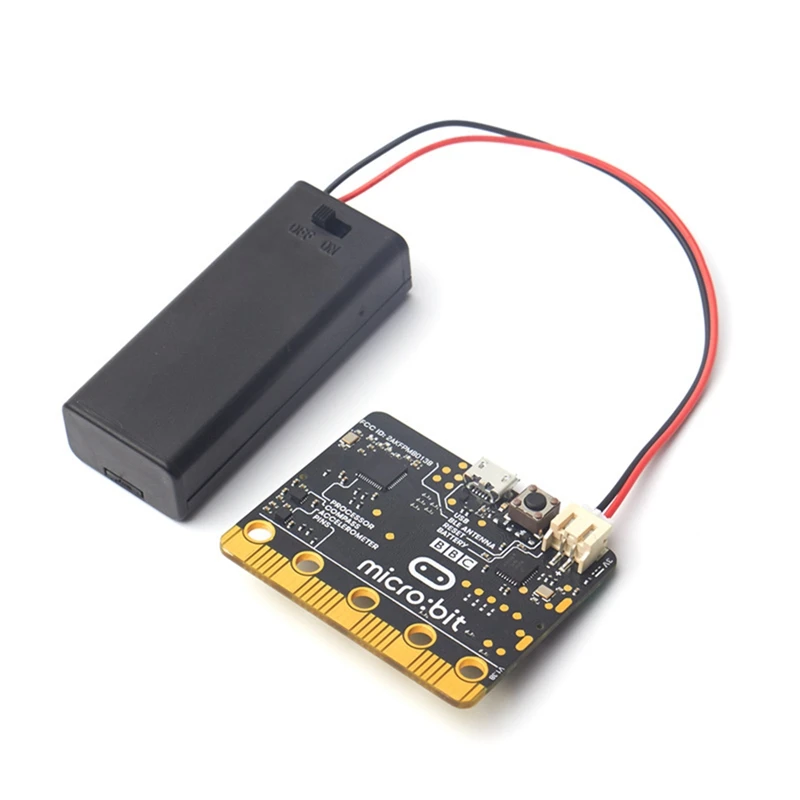 10 шт. для Micro: Держатель батарейки Bit, чехол-накладка для 2шт батареек AAA 3V PH2.0 для Microbit Development Board Kids