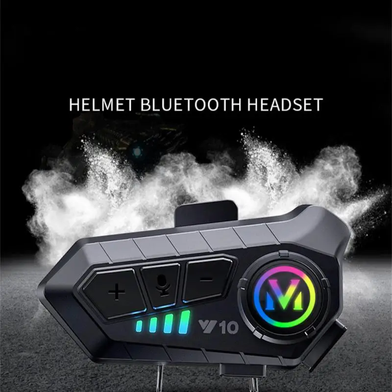 1 /2ШТ Мотоциклетный шлем Kebidumei Y10 Bluetooth-гарнитура 2000 мАч Сверхдлинный режим ожидания Беспроводная громкая связь Водонепроницаемый мотоцикл
