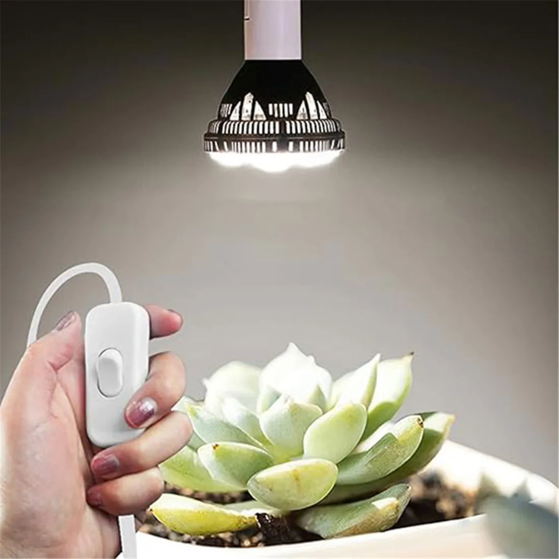 Черно-белая подвесная розетка с удлинителем шнура Подвесной фонарь с кабелем с выключателем, подключаемый подвесной светильник для растений