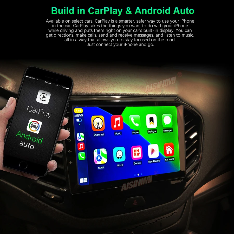 Автомобильный DVD-плеер AISINIMI Android, навигация для KIA RIO2 2005-2011, автомагнитола, Автомобильный Аудио Gps, Мультимедийный стереомонитор