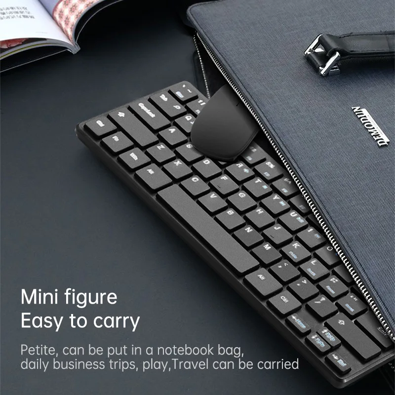 Новый пятирядный комплект беспроводной клавиатуры и мыши 2.4g с внутренней железной пластиной Ноутбук Внешний компьютер Домашний Офис Бизнес
