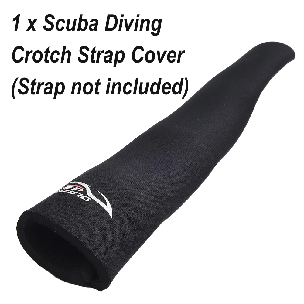 Неопреновый рукав для подводного плавания с аквалангом, накладка на промежностной ремень для ремня безопасности сухого костюма BCD, черный (как показано на фотографиях) 11 2 см 38 см 53 г