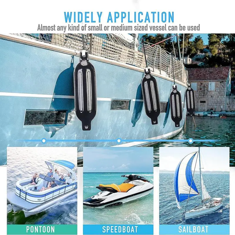 Лодки Док-Бамперы для Гидроциклов и понтонов Каяк-буй для лодочных бамперов Многоразовый надувной бампер морские буи аксессуары