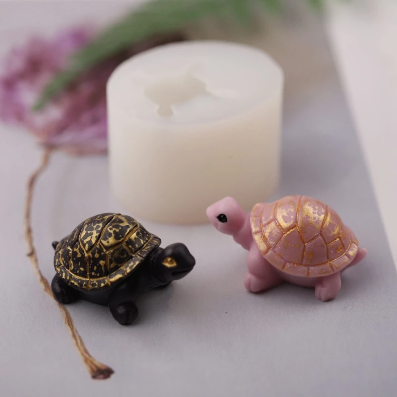 3D-формы Mini для поделок в форме черепахи, силиконовая форма для изготовления